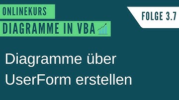 Excel VBA Diagramme Onlinekurs Folge 3.7 - Diagramme über UserForm erstellen