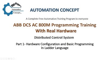 ABB DCS AC800m distributed control system programming training,