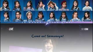 JKT48 - 16 WARNA CRAYON MIMPI| Color coded lyrics {27 Desember 2023}