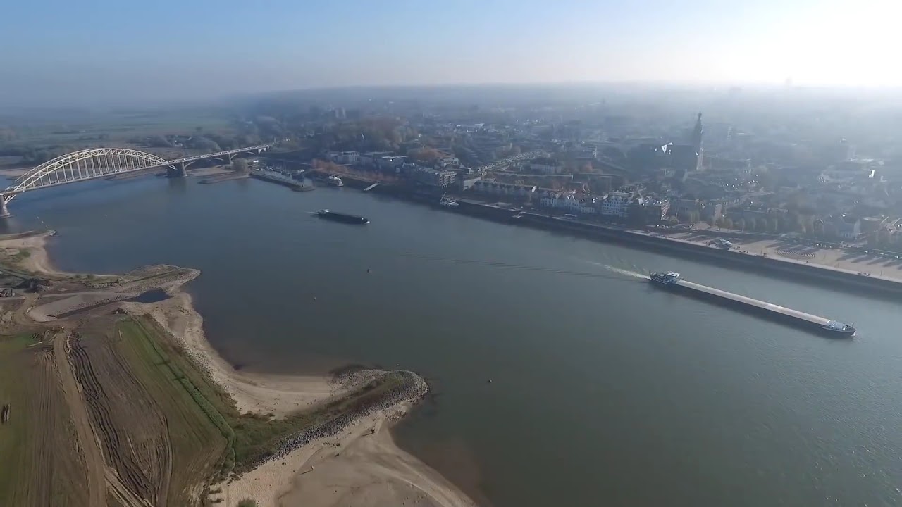 Nevengeul Waal bij Nijmegen YouTube Nevengeul Waal bij Nijmegen YouTube