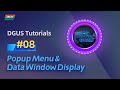 Basic Tutorials 08 - How to use functions of Pop-up menu and data window | DWIN DGUS Tutorial