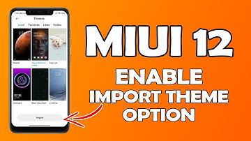 Enable Import Third Party Theme Option On Any Xiaomi Phone [ROOT]