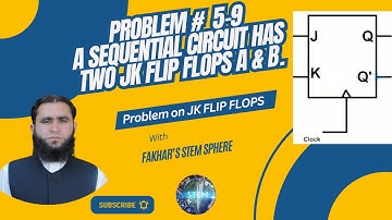 Problem  5.9 A Sequential Circuit has two JK Flip Flops A & B. Digital Design by Morris Mano, 5th Ed