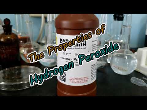 Vlastnosti peroxidu vodíka, H2O2