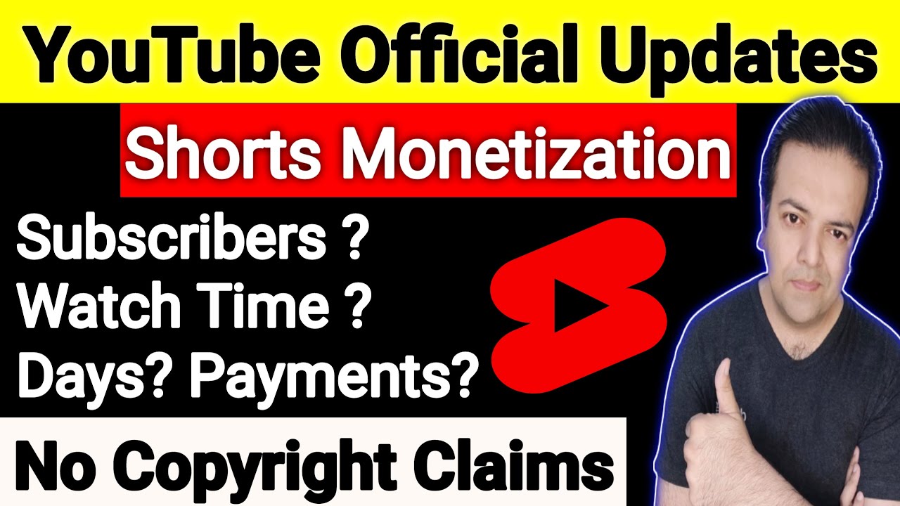 Good News YouTube Shorts Monetization | No Copyright Claim No More Tension | Anjum Iqbal