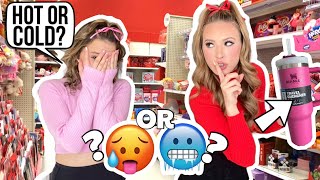 HOT 🥵or COLD 🥶 Secret Hidden Gift VALENTINES DAY SHOPPING CHALLENGE 🛍✨❤️