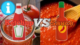 Différence entre la sauce et le ketchup