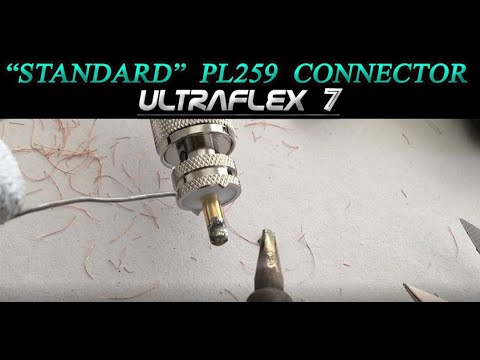 Cómo instalar un conector PL259 para Ultraflex 7