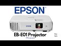 Epson EB E01 XGA Projector #Boxinfo #epson