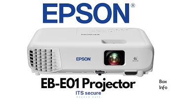 Epson EB E01 XGA-projector #Boxinfo #epson