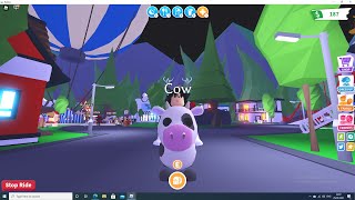 Seeing Offer For A Fly Ride Cow