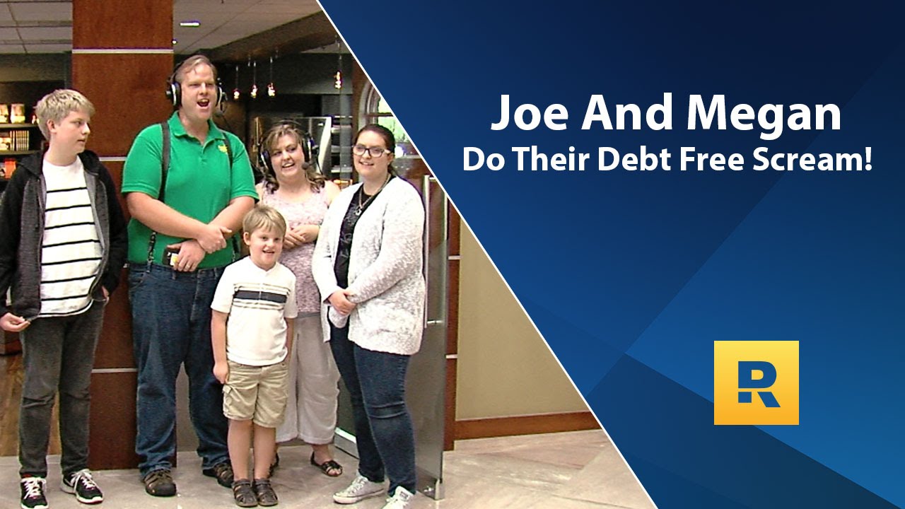 Joe And Megan’s Debt Free Scream! Paid off ,000 in 5 years. Joe And Megan’s Debt Free Scream! Paid off ,000 in 5 years.