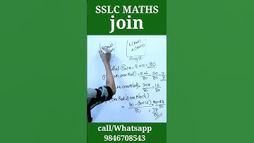 SSLC 5 marks question