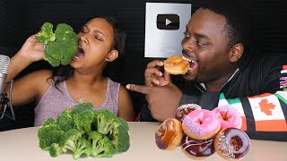 ASMR HEALTHY FOOD VS JUNK FOOD | ASMR EATING NO TALKING | EATING SOUNDS | BEAUTY AND THE BEAST ASMR