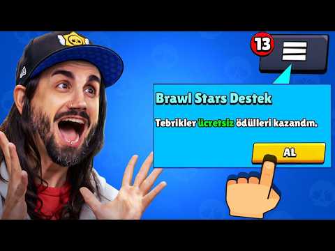 BRAWL STARS DESTEK ÜCRETSİZ ÖDÜL GÖNDERDİ🎁 2 YENİ NADİR KOZMETİK🔥 Brawl Stars