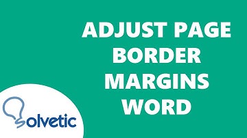 How to Adjust Page Border Margins in Word ✅✅