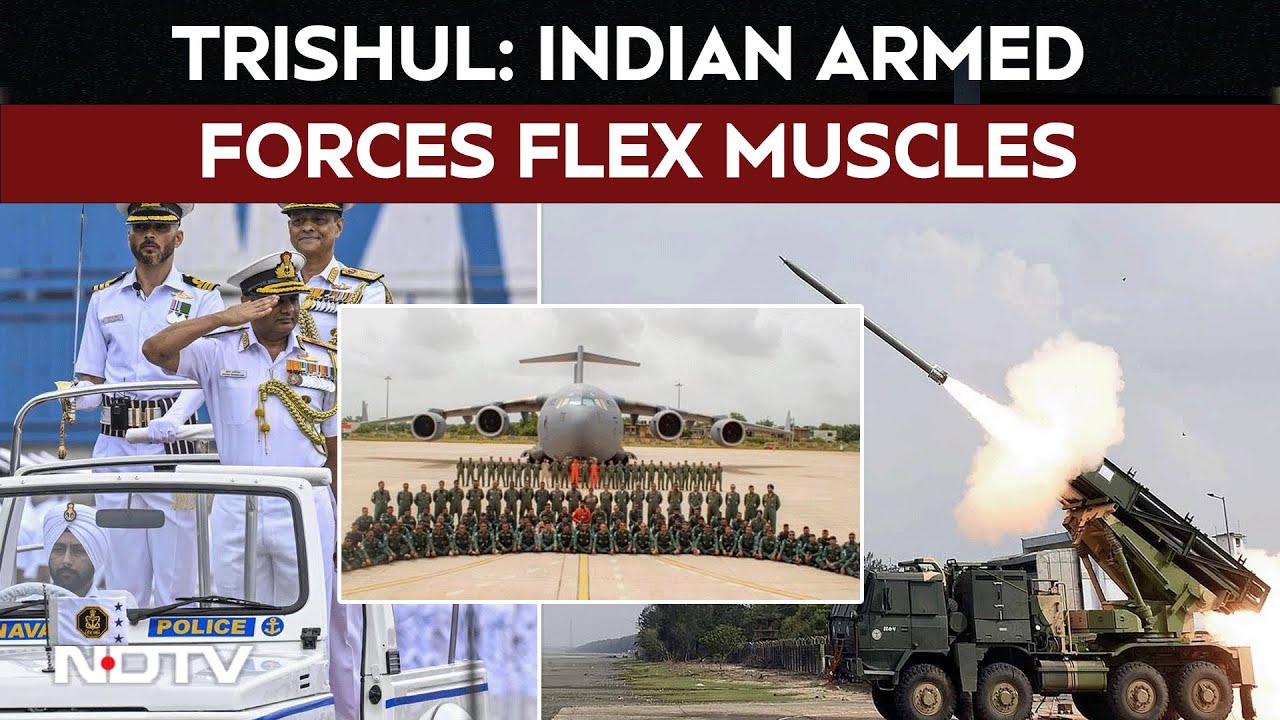 Trishul Exercise | India’s Armed Forces Flex Tri-Service Muscle in ...