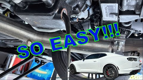 DIY Rear Differential Fluid Change on the Camaro ZL1 1LE #camaro #zl11le #camarozl1