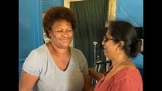 Fiji islands- day in a Fijian Village-Homemade Vakalolo-Fish curry cooked in wood burning stove