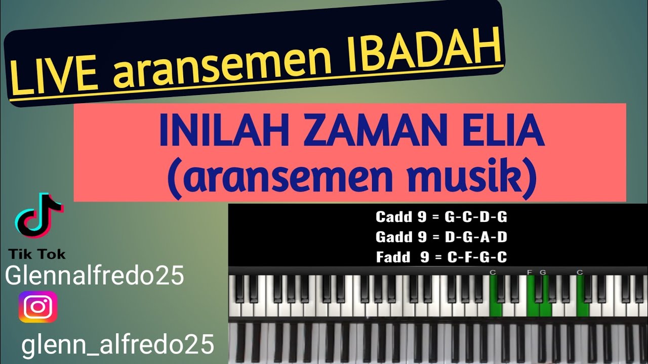 INILAH ZAMAN ELIA #belajarpiano #pianolessons #tutorialpiano#musikgereja#praiseandworship