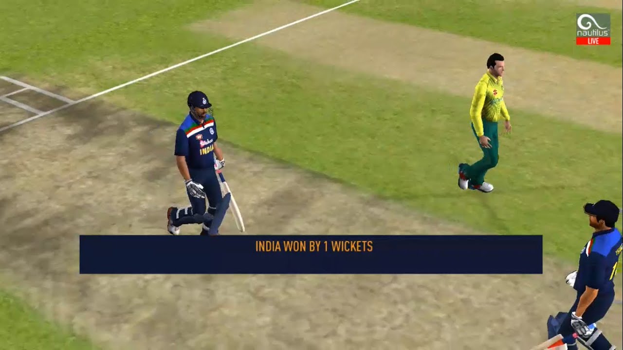 IND VS RSA FINAL SERIES DECIDER GOES WITH INDIAN WAY 10th OCT 2022 REAL CRICKET T20 GAMEPLAY