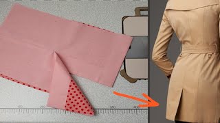 How to sew a Vent of a Tailored Jacket/sewing of a suit fork