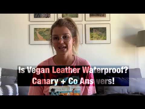 Is Vegan Leather Waterproof?