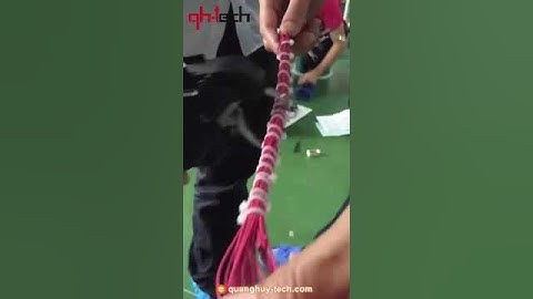 Giới thiệu Máy buộc dây cáp nylon cầm tay | Quang Huy Tech