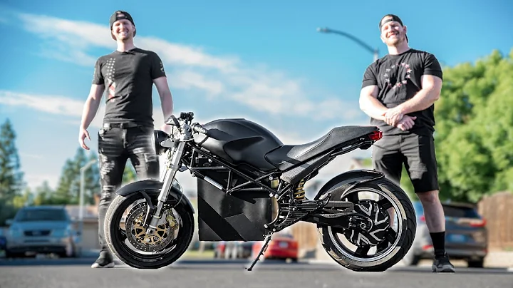 We built a 110MPH / 200 Mile-Range ELECTRIC STEALTHBIKE (Full Part List Included)