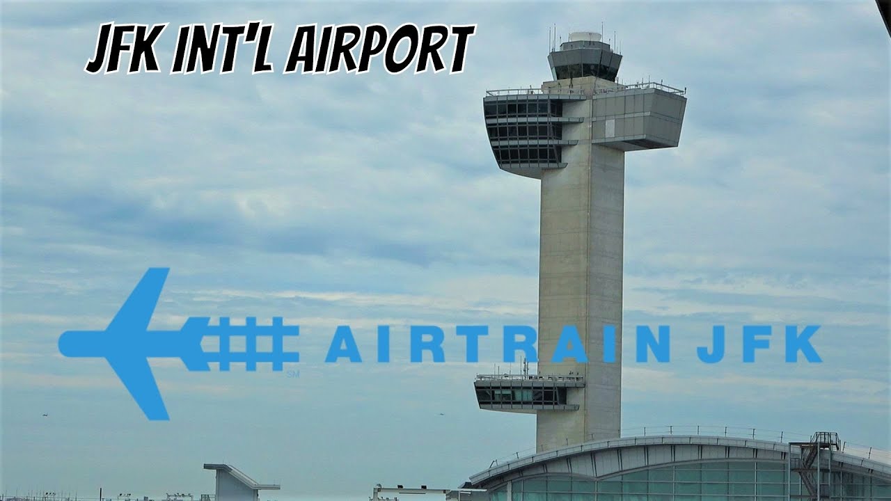 [4K60] JFK AIRTRAIN LONG TERM PARKING LOT TO TERMINALS JFK INT'L