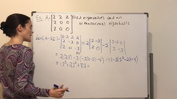 Linear Algebra: Symmetric Matrices (Full lecture)