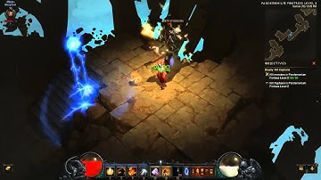 Diablo III: Reaper of Souls - Crusader class skill: Sweep Attack (Holy Shock Rune)