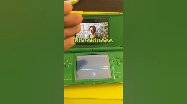 I watched the ENTIRE Shrek movie on my DS #homebrew #nintendo #shrek