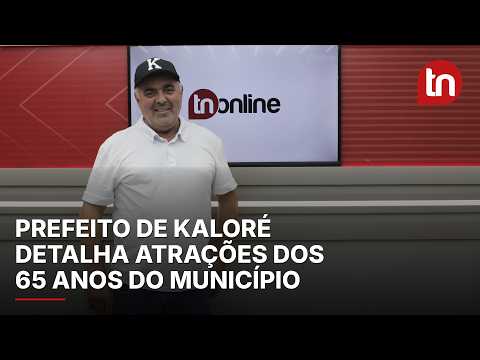 Prefeito de Kaloré detalha atrações dos 65 anos do município