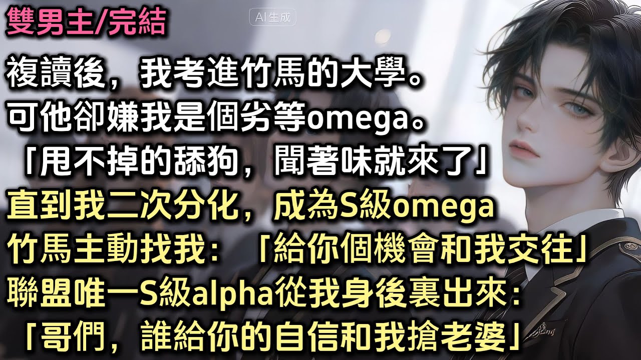 複讀後我考進竹馬的大學。可他卻嫌我是劣等Omega。直到我二次分化，成為S級omega。竹馬主動找我「給你個機會和我交往」聯盟唯一S級alpha從我身後裏出來「誰給你的自信和我搶老婆」#bl