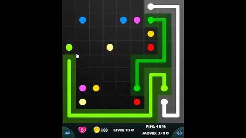 flow game facebook - basic pack level 150 Connect the dots
