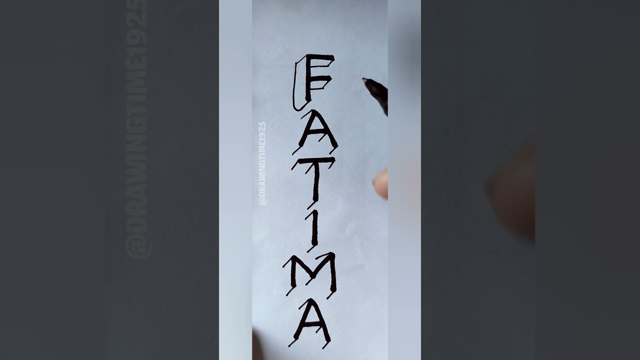 3d Names FATIMA 