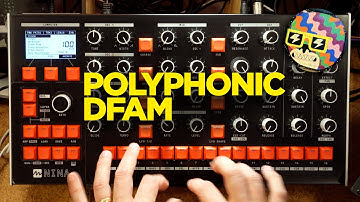 Melbourne Nina "DFAM-style" groovebox mode is wild