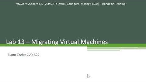13. vMotion and VMkernel Configuration - Step by Step - Hands-on Series - VCP 6.5 - Exam 2V0-622