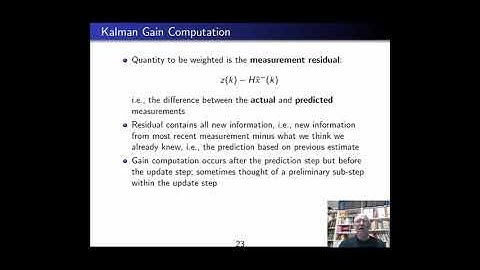 01-06 Kalman Filter Course:   The Kalman Gain