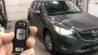 Mazda CX5 3X lock remote starter with factory keyfob