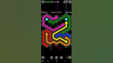 How To Solve Flow Free Hexes Extreme Pack 2 Level 60 9x9 Board Walk Through Solution Walkthrough