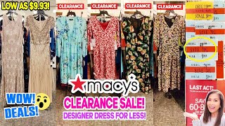 dresses in macy’s clearance