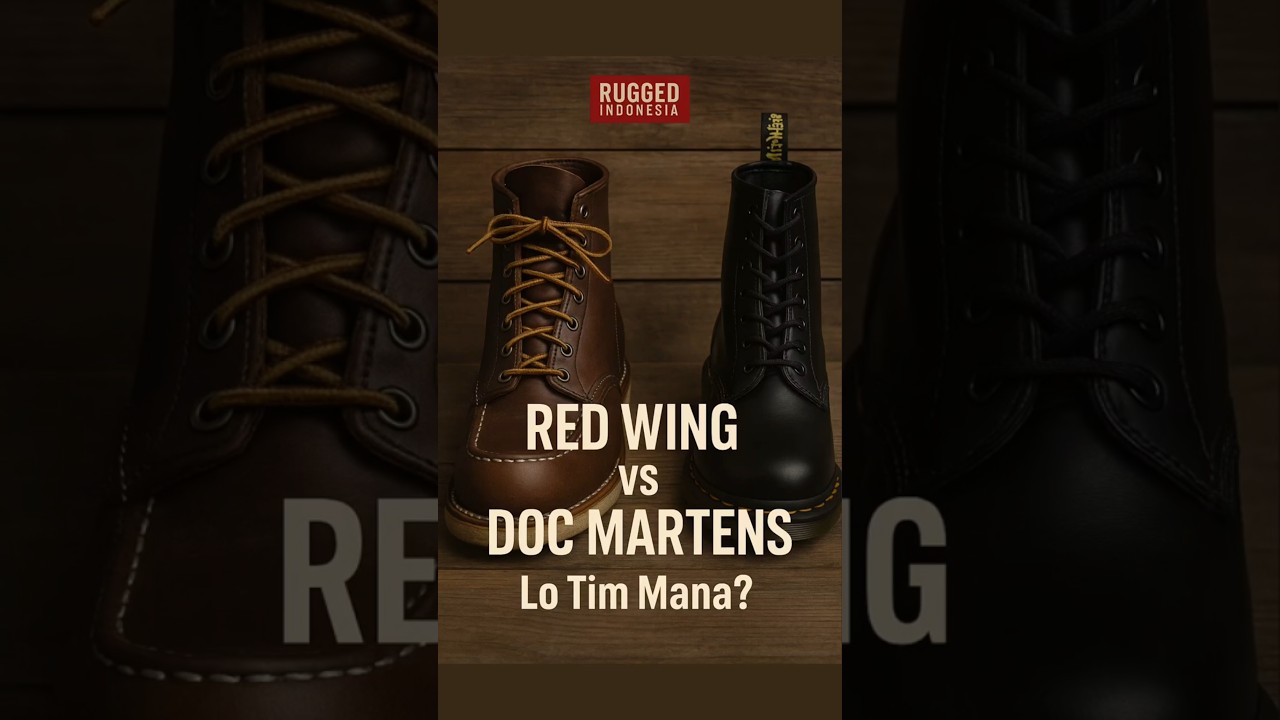 red wing vs drmarten siapa yang paling rugged style
