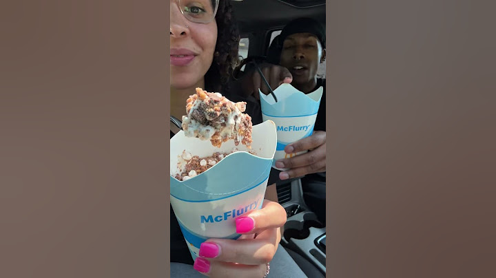 Mcdonald’s New S’more’s McFlurry!