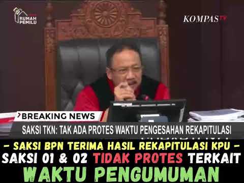 Saksi Kubu Prabowo Terima Hasil Suara Pilpres
