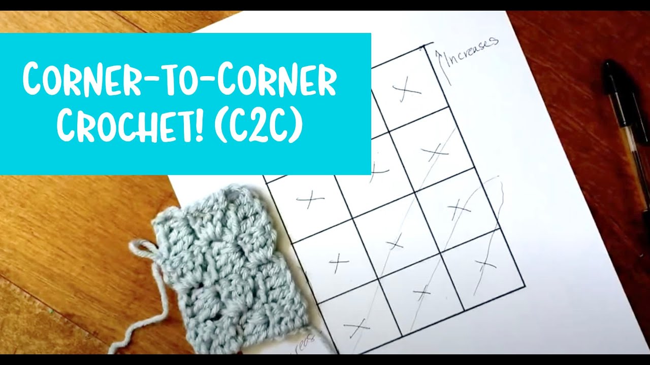 how-to-corner-to-corner-c2c-graphgan-crochet-youtube