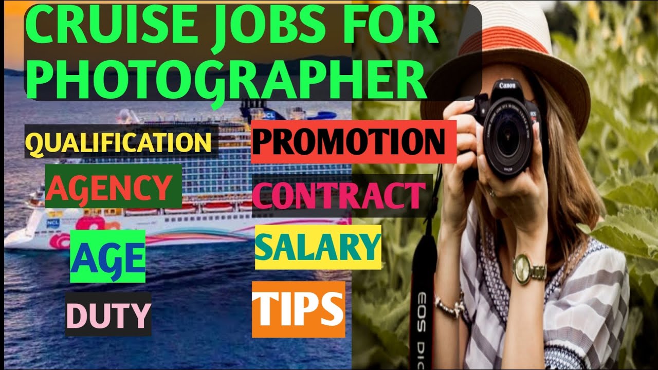 photographer on cruise ship jobs