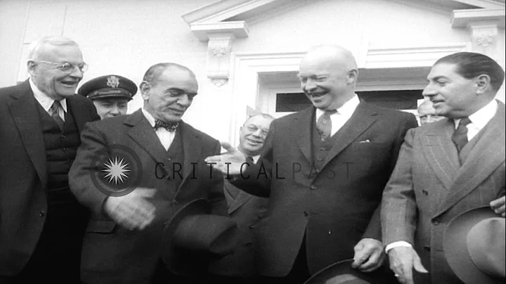 President Eisenhower bids farewell to Mexican Pres...