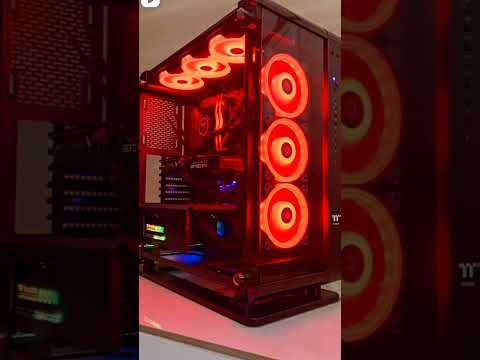 #viral  Unleashing the Power of Intel Core i9-13900K in a Fully RGB Custom Gaming PC